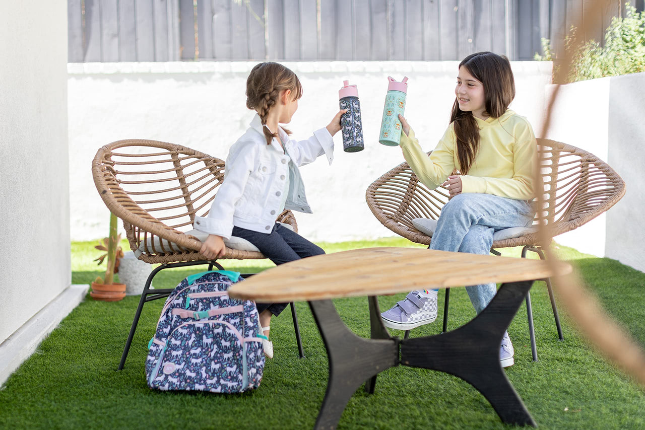 Simple Modern Kids Water Bottle with Straw Lid | Insulated Stainless Steel Reusable Tumbler for Toddlers, Boys | Summit Collection | 18oz, Solar System -Solar System