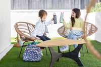 Simple Modern Disney Princess Kids Water Bottle with Straw Lid | Reusable Insulated Stainless Steel Cup for Girls, School | Summit Collection | 18oz, Belle's  Garden