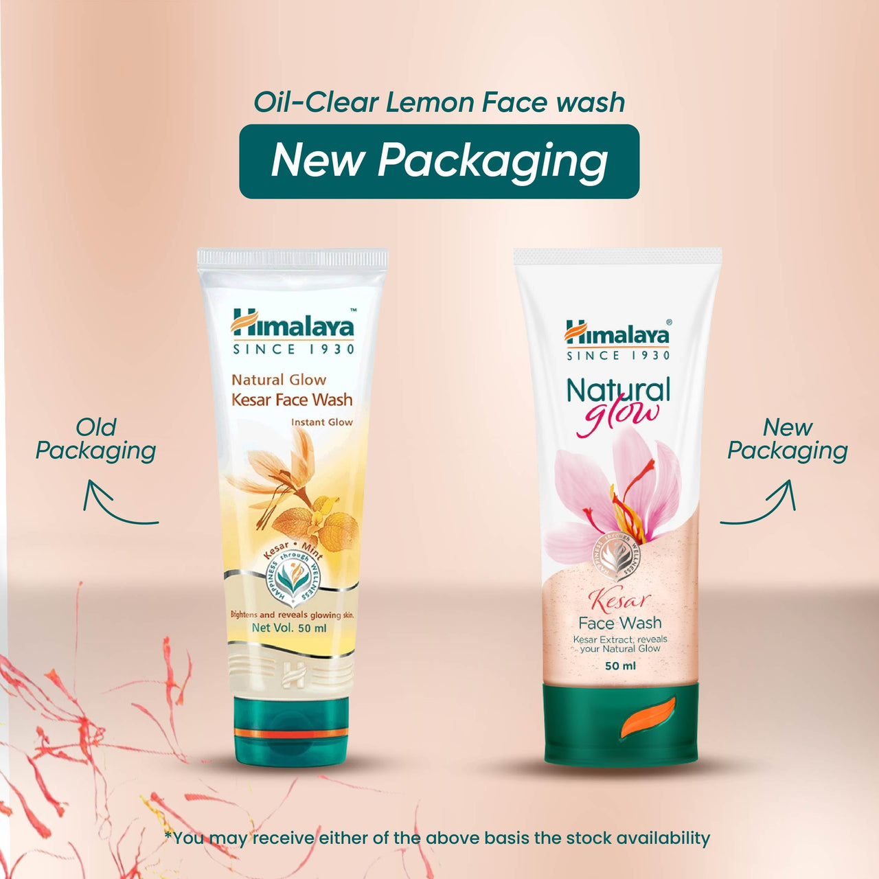 Himalaya Herbals Fairness Kesar Face Wash, 50ml