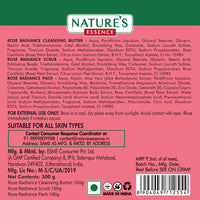 NATURES ESSENCE Rose Radiance Clean-Up Kit, 300Gm, White