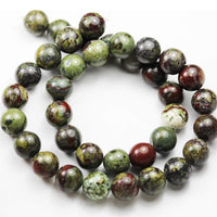 Dragon's  Blood Jasper Beads for Jewelry Making Energy Healing Crystals Jewelry Chakra Crystal Jewerly Beading Dragon Blood Jasper 8mm Supplies 15.5inch About 46-48 Beads