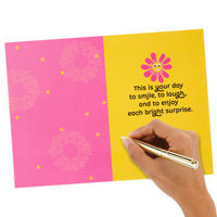 Hallmark Birthday Card for Girls (Retro Flowers)
