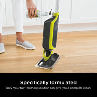 Shark VACMOP Pro Cordless Hard Floor Vacuum Mop with On-Demand Spray and Headlights, includes 4 Disposable VACMOP Pads and a 12oz VACMOP solution, Charcoal Gray, VM252