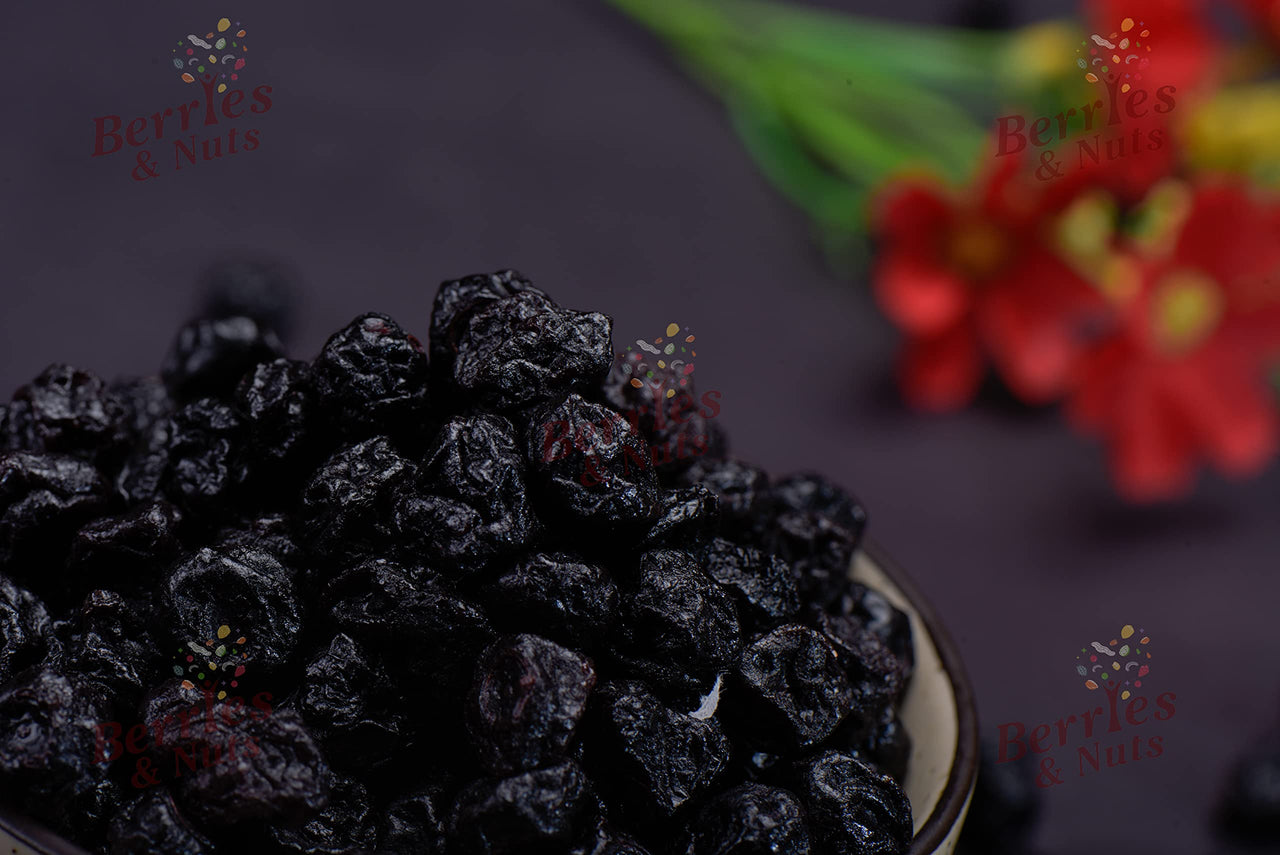 Berries and Nuts Dried Blueberries 200 Grams | Dried Fruits, Immunity Booster, Vitamins Rich, Vegan, Preservative Free | 1 Pack 200 Grams