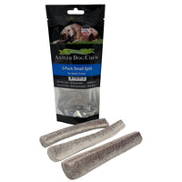 Elk Antler Chews for Dogs | Naturally Shed USA Collected Elk Antlers | All Natural A-Grade Premium Elk Antler Dog Chews | Product of USA, 3-Pack Small Split 3 Count (Pack of 1)