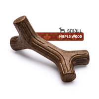 Benebone Maplestick Durable Dog Chew Toy for Aggressive Chewers, Real Maplewood, Made in USA, Small REAL Maple Wood
