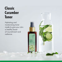OZONE Classic Cucumber Liquid Toner for Anti Acne, Pore Tightening, Skin Purifying for Oily, Acne Prone & Dull Skin. Natural Product - No Paraben, No Sulphate, No Chemical. 100 Ml