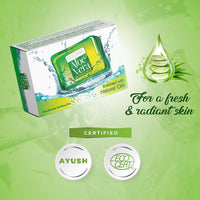 Ozone Ayurvedic Aloe Vera Bathing Bar | Soap For Men & Women | Ideal For Glowing, Nourishing & Moisturizing Skin | Enriched with Aloe Vera Extract and Natural Oils | Paraben Free | 125g (Pack of 6)