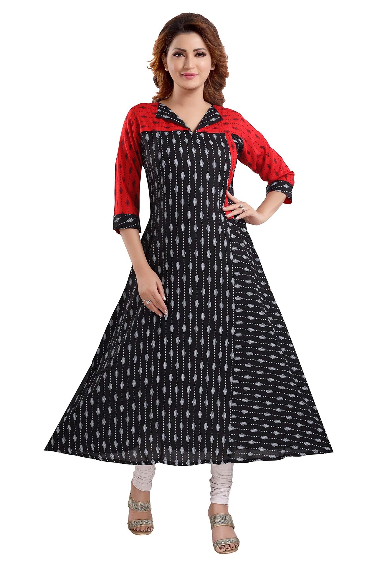 Priscilla RAYON COTTON FEEDING KURTIS FOR WOMEN WITH ZIPPERS