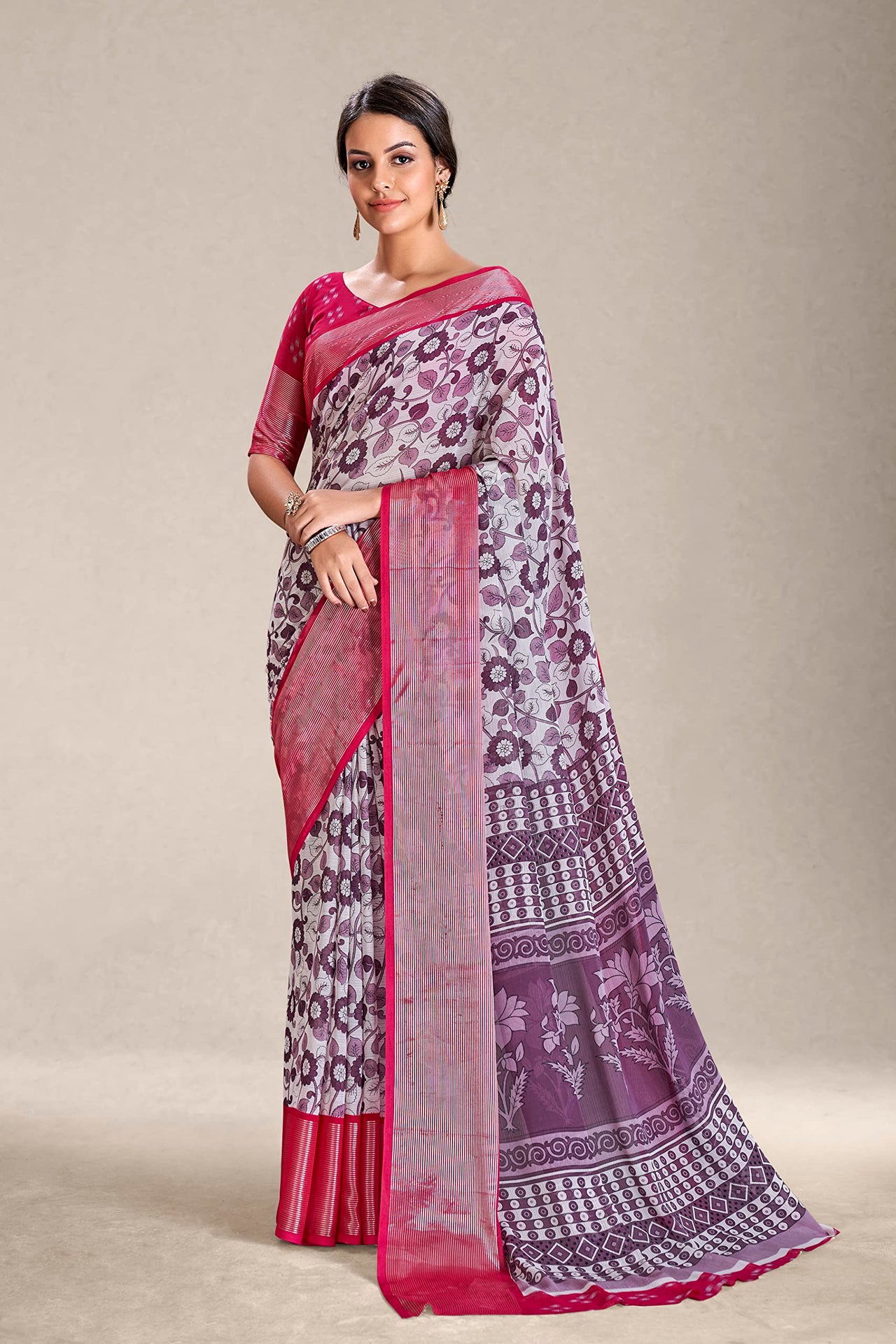 Amazon Brand - Tavasya Women Women Saree