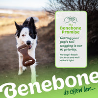 Benebone Dental Durable Dog Chew Toy for Aggressive Chewers, Real Bacon, Made in USA, Small