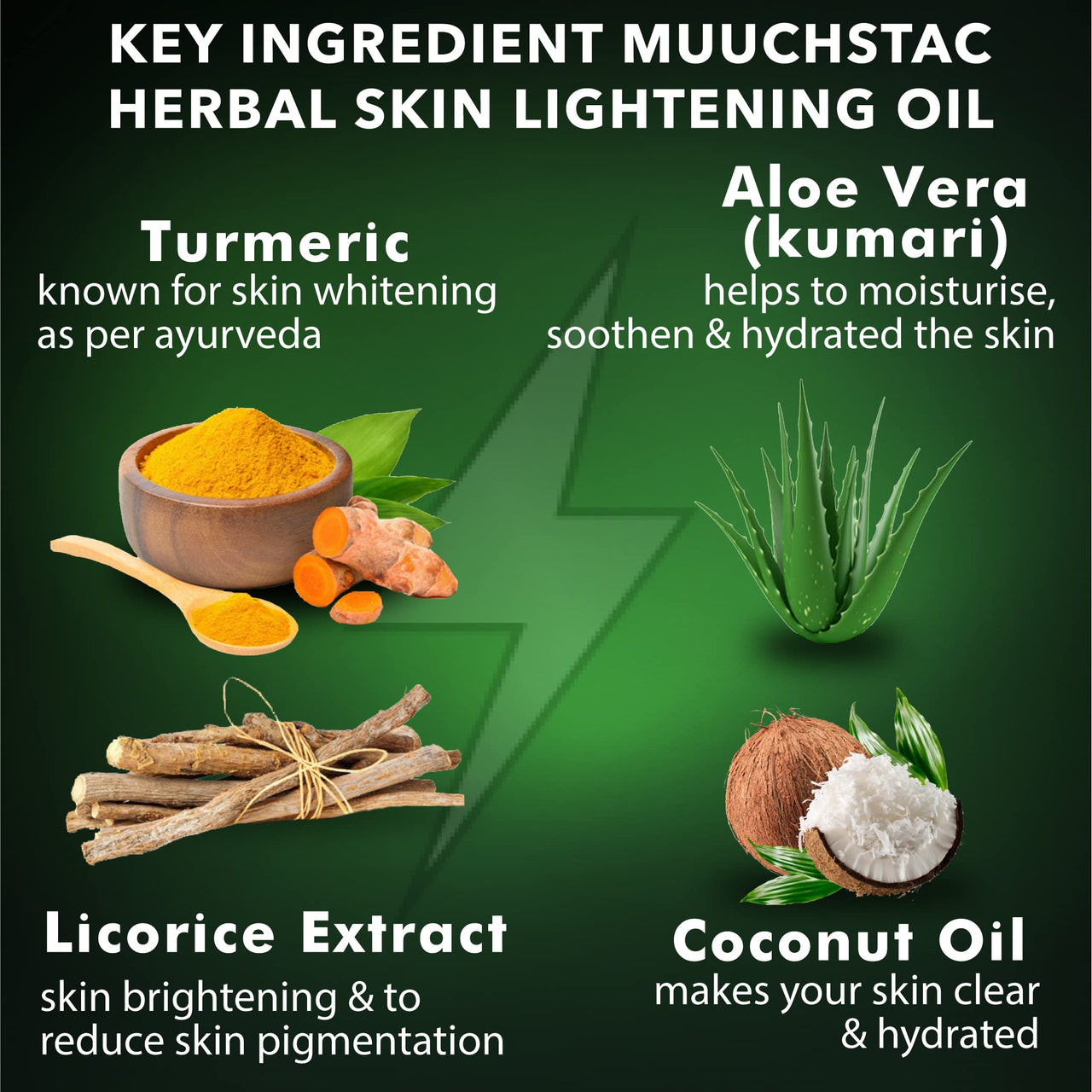 Muuchstac Herbal Skin Lightening Face Oil for Men | Bright & Even Skin Tone, Deeply Hydrates & Nourishes Skin, Promotes Healthy Skin Glow | 30 ml