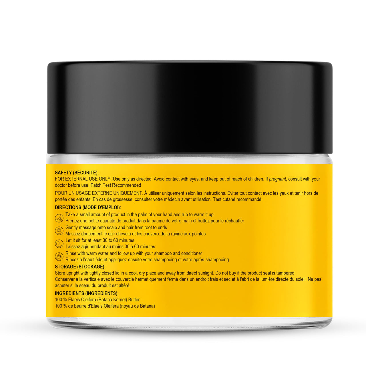 Botanic Hearth Batana Oil - Butter 100 ml - Deeply Nourishing & Revitalizing Hair & Skin Care