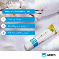 MELAGLOW Rich Depigmentation and Glow Restoration, Skin Brightening and Lightening Cream 20Gm, (Pack of1)
