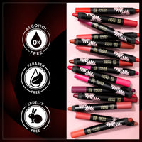 FACESCANADA Comfy Matte Lip Crayon - Sorry Not Sorry (Nude), 2.8G | 8Hr Long Stay | No Dryness | Luxurious Creamy Texture | Intense Color In 1 Stroke | Hydrates & Nourishes | Chamomile & Shea Butter