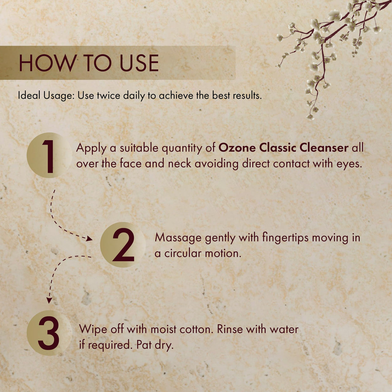 Ozone Ayurvedics Classic Cleanser. It Cleans and Refreshes Skin. Suitable for All Skin Types. 100% Natural Ingredients Product. 100 Gram