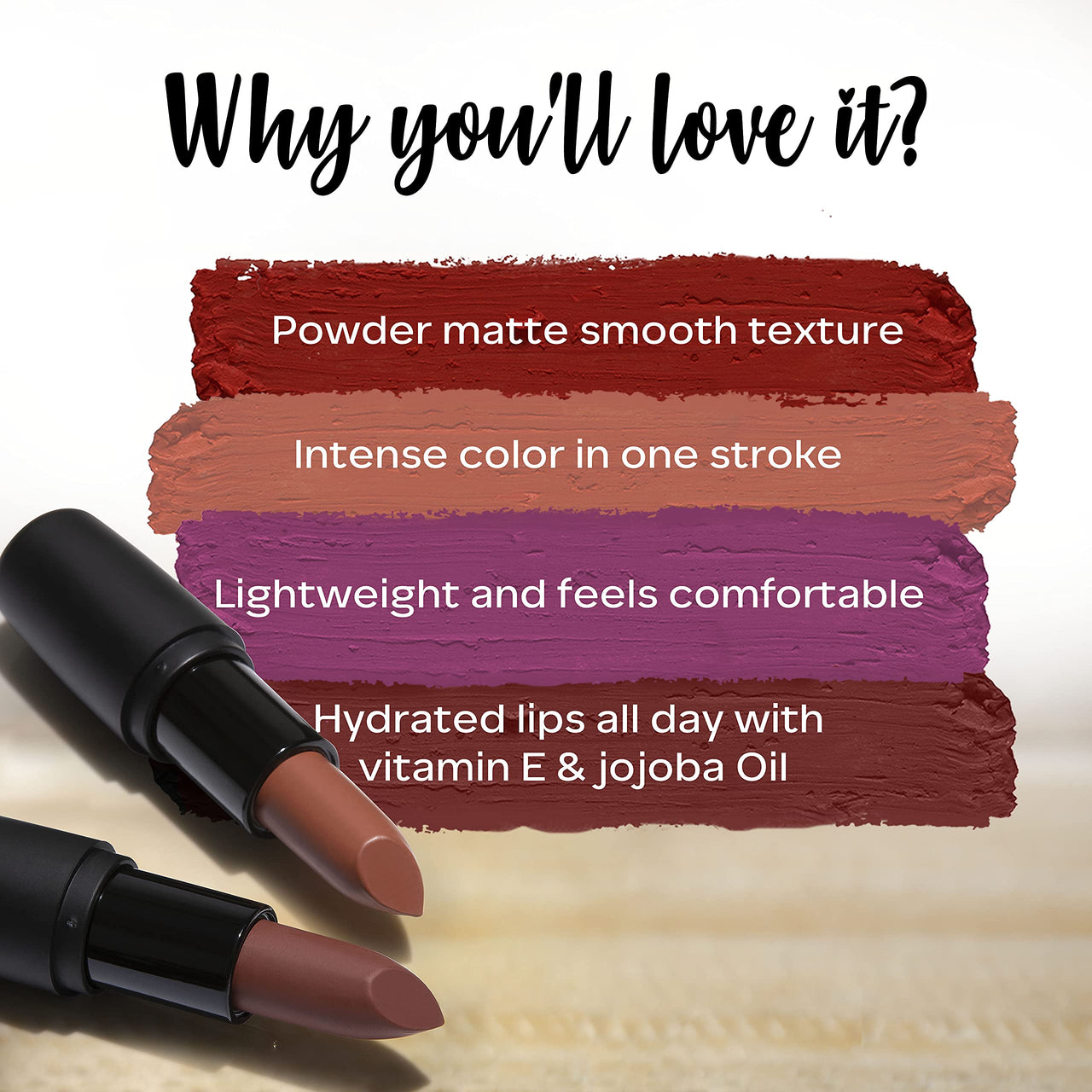 Faces Canada Combo - Magneteyes Kajal (0.35gm) & Weightless Matte Finish Lipstick Buff Nude (4gm)