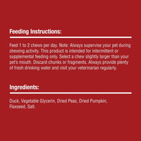 SmartBones Protein Rings with Real Duck, Pumpkin and Flaxseed, 10.5 OZ