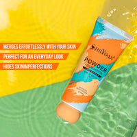 Shryoan Powder Foundation SPF 15PA+++ 40ml | Creamy Full Coverage for Combination Skin| Smoothing Finish | Alcohol-Free | Long Lasting Makeup | Natural Matte Finish | 16H Oil Control | Pack of 1 | 40 ML | Shade 01