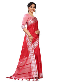 Regolith Designer Sarees for women banarasi silk saree with fancy saree Un-stitched blouse Pieces