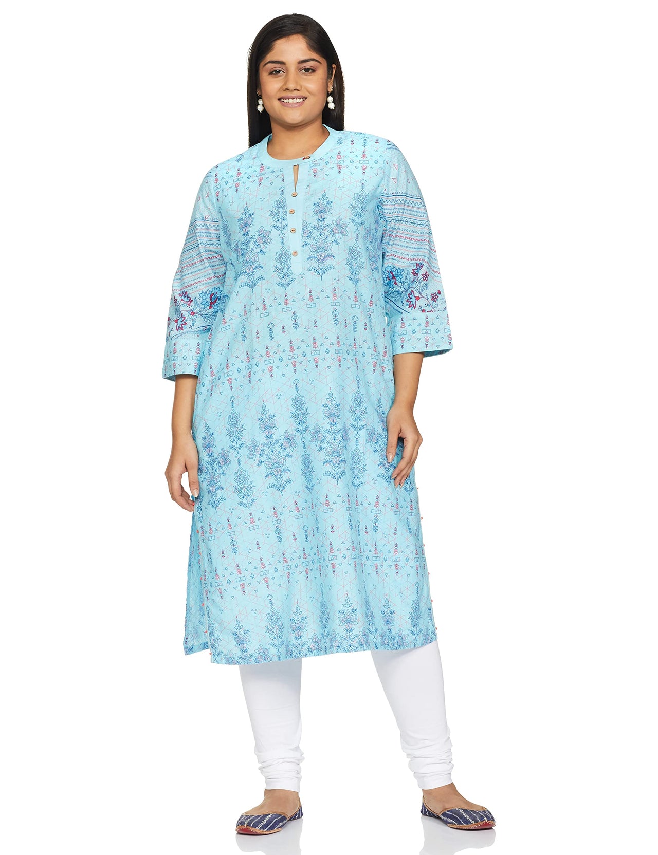 Rangriti Women's  Cotton Kurta
