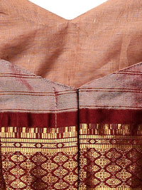 Satrani Women's Poly Silk Woven Saree With Unstitched Blouse Piece