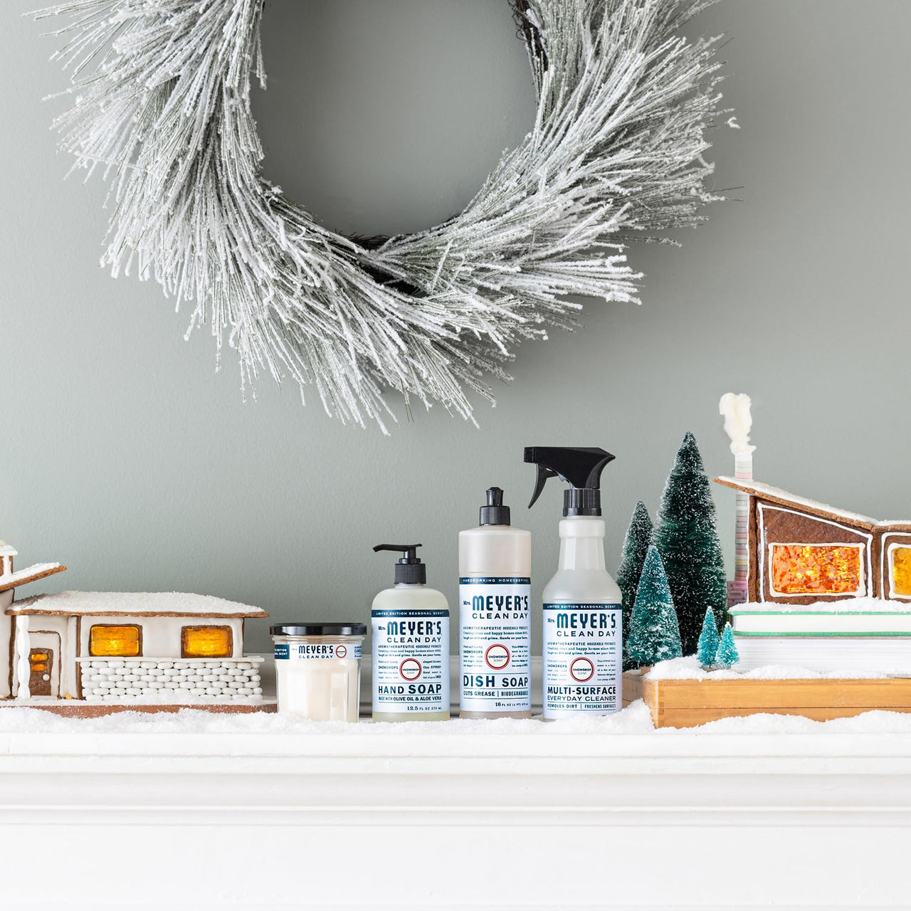 MRS. MEYER's CLEAN DAY Room and Air Freshener Spray, Non-Aerosol Spray Bottle Infused with Essential Oils, Lemon Verbena, 8 fl. oz - Pack of 3 8 Fl Oz (Pack of 3)