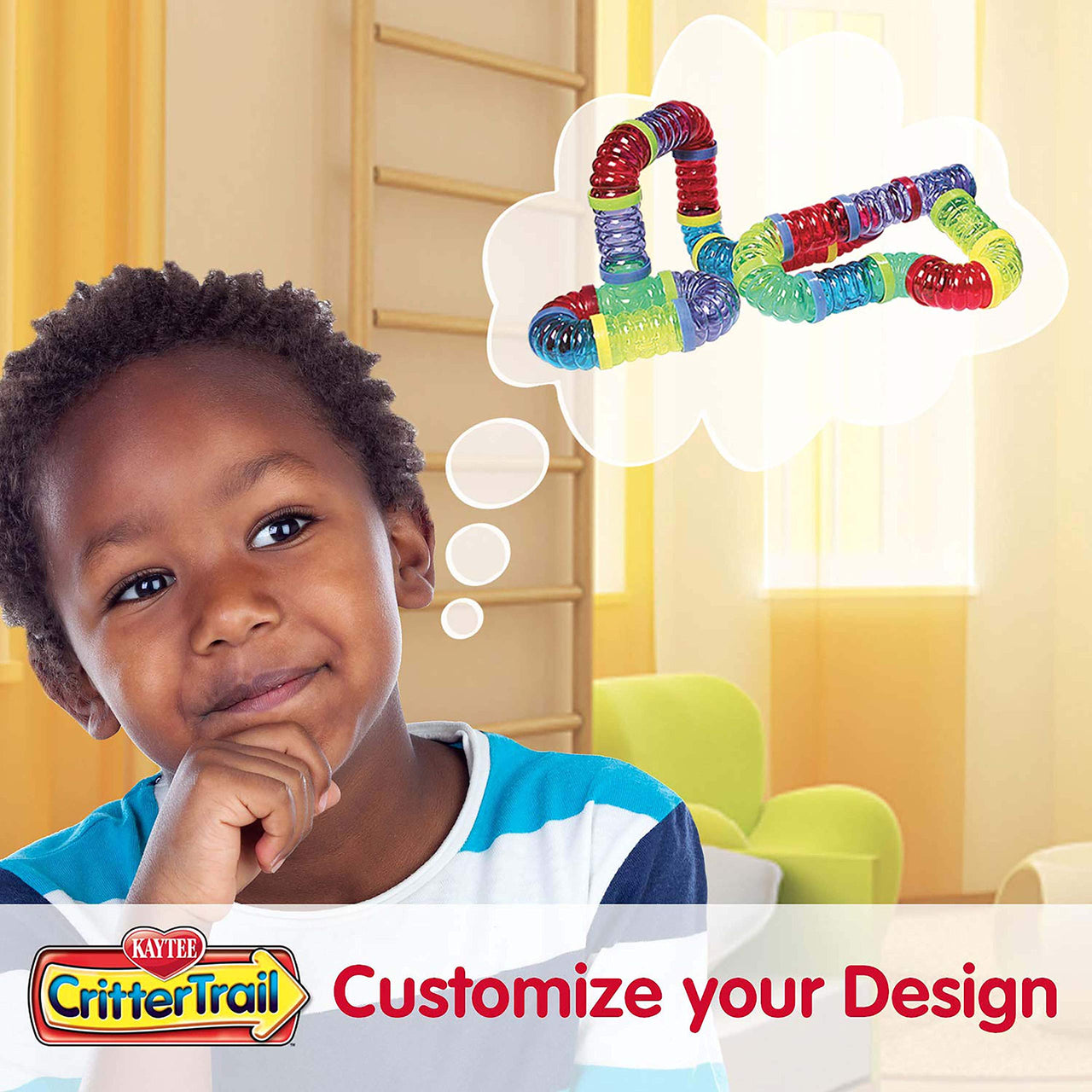 Kaytee CritterTrail Fun-nel Loop-D-Loop Accessory Kit Small Animal Habitat Tubes Loop-D-Loop Kit