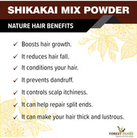 The Forest Herbs Natural Care From Nature Organic Hair Shampoo with Amla, Reetha, Shikakai, Bhringraj, Hibiscus, Neem Methi for Hair Wash (Advanced Herbal Shampoo) 500g
