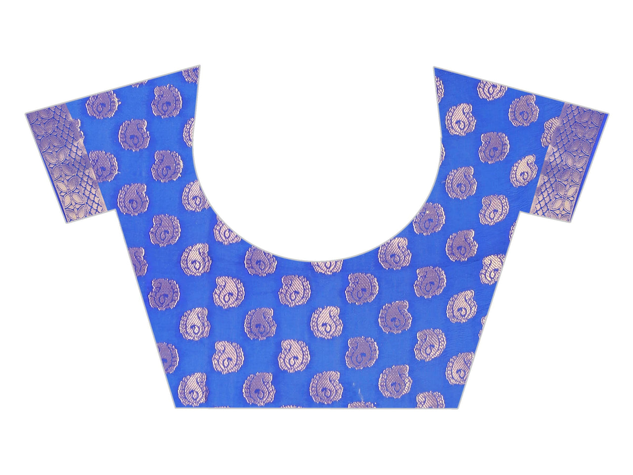 SATYAM WEAVES Women’s Daily/Party/Wedding/Casual Wear Rapier Jacquard Banarasi Cotton Silk Saree With Jacquard Designed Unstitched Blouse Piece