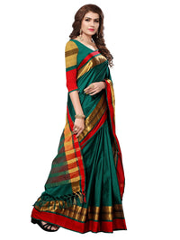 SAREE MALL Women's  Cotton Silk Saree with blouse piece (8AURA8001-parent)