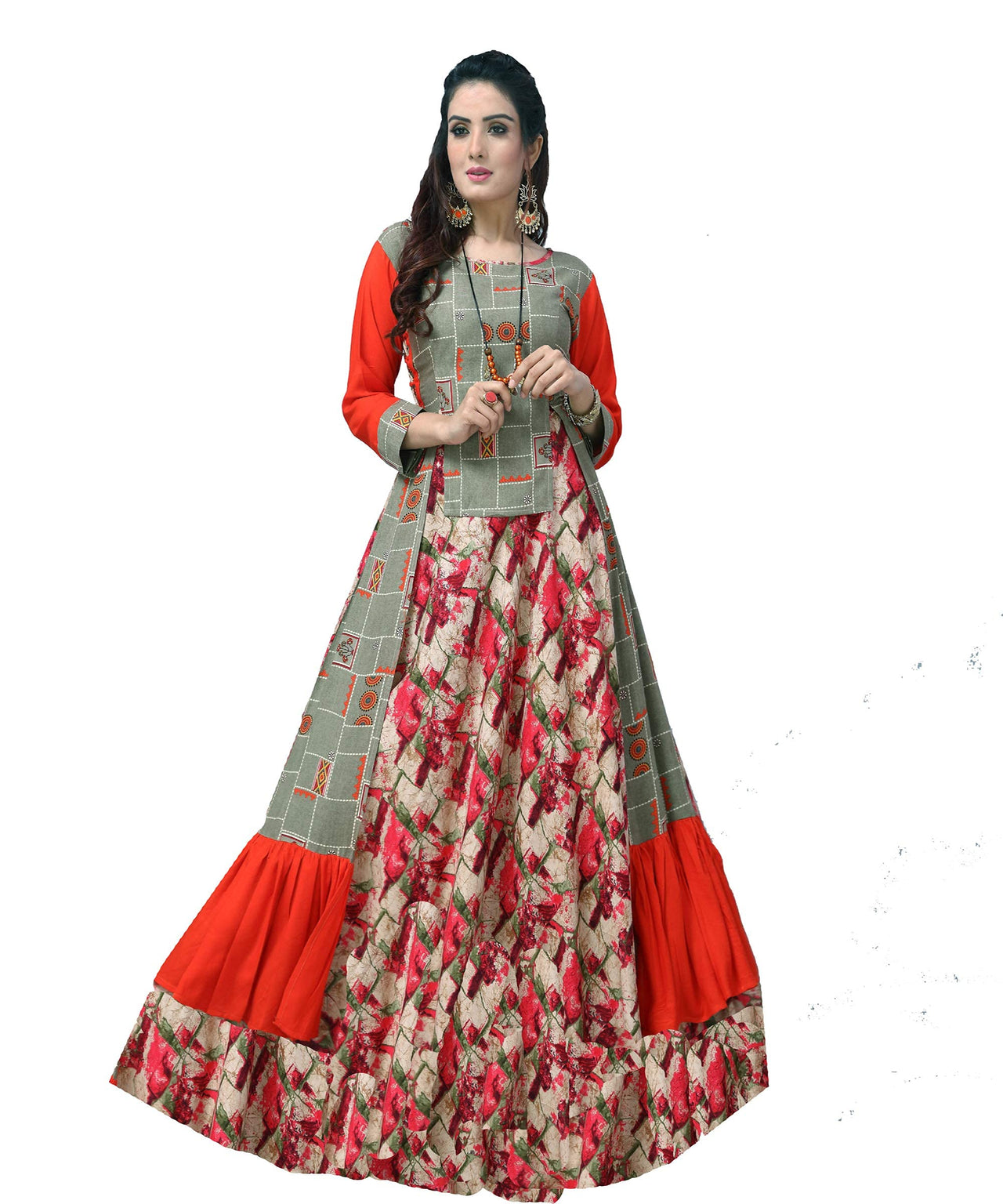 madhuram textiles Women Rayon Kurta