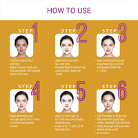 Iba Insta D-Tan Facial Kit (6 Steps Single Use) | For Tan Removal and Glow | 6 Steps Single Use Kit | Salone Like Results | Halal Certified & Vegan Makeup