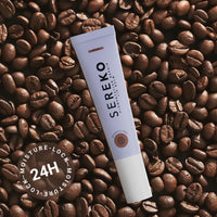 Sereko Pigmentation Repair Lip Balm for Dark Lips With Kojic Acid, Vitamin C & Mango Seed Butter | Brightens Dark & Discoloration Lips, 24H Hydration, Lock Moisture | For Women & Men | Affogato - 8gm