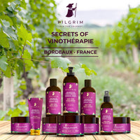 Pilgrim Red Vine At-home Facial Kit with Eco-friendly Jute Bag | Instant Glow | Set of 4: Face Toner ,Face Scrub ,Face Cream, Face Mask | Vegan | Cruelty Free | Skincare