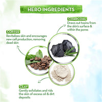 Mamaearth Charcoal, Rice Water Glass, Multani Face Wash