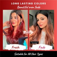 2.Oh! Italian- Red Hair Color For Women & Men | Ammonia-Free DIY Semi Permanent Hair Color | Enriched with Argan Oil | Lasts upto 12-15 Washes | Pack of 2