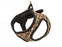 RC Pet Products Cirque Soft Walking Step-in Dog Harness, XX-Small, Tan Tartan
