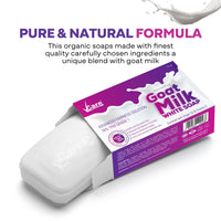 VCare Goat Milk White Soap, 125 gm, (Pack of 2), Enriched with Argan Oil & Vitamin C-Best soap for skin Hydration & Nourishment