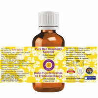 Deve Herbes Pure Red Raspberry Seed Oil (Rubus idaeus) | Cold Pressed | Natural | Undiluted | For Diluting Essential Oils | For Hair, Skin & Massage | Men & Women | 15ml