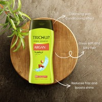 Trichup Argan Hair Care Kit For Soft, Shiny & Bouncy Hair - Oil, Shampoo & Conditioner