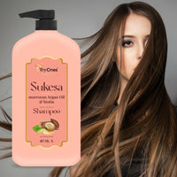 TryOnes Sukesa Shampoo Morrocab Argan Oil & Biotin Hair Fall Control Shampoo for Men and Women 1000 ml