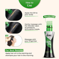 Vcare New Improved Herbal Hair Oil with Wonder Cap - 100ml