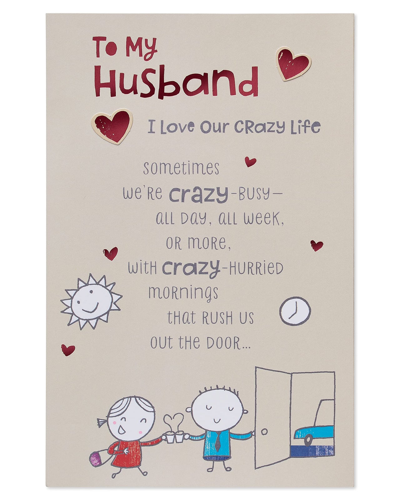 American Greetings Pop Up Birthday Card for Husband (Crazy Life) Crazy Life