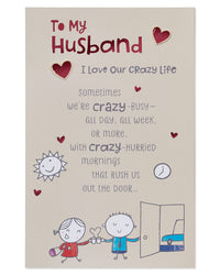American Greetings Pop Up Birthday Card for Husband (Crazy Life) Crazy Life
