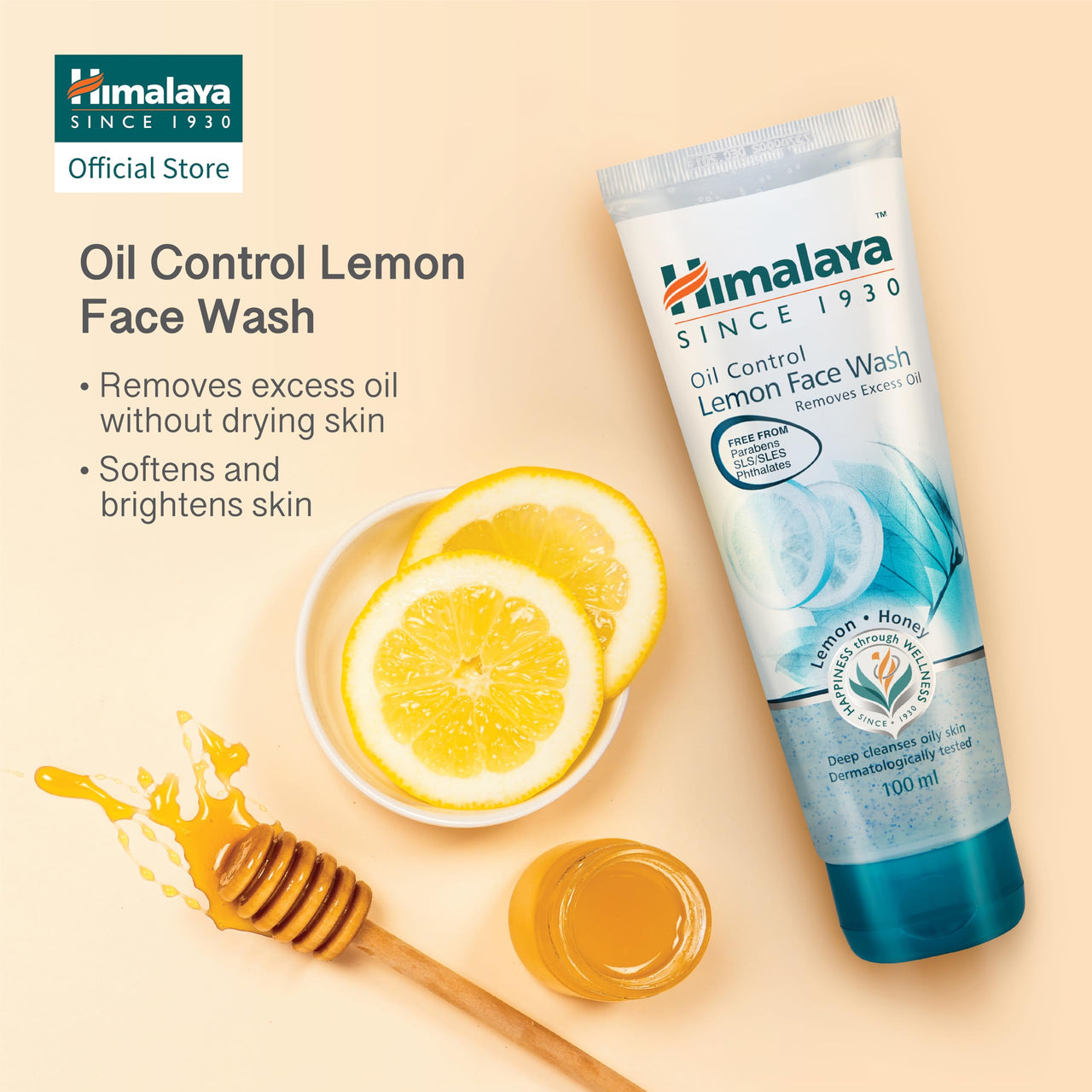 Himalaya Herbals Oil Control/Oil Clear Lemon Face Wash, 50ml