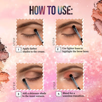 Hilary Rhoda Play N Blend Eyeshadow Palette | Matte & Shimmer Finish | Super-fine Particles | 18 Trendy Colours | Available in 2 Variants | Blends Easily - 20g (Day Dreamer - Shade 01)