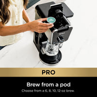 Ninja Drip Coffee Maker With K Cup Combo, DualBrew Pro Specialty Coffee System, Coffee Machine Compatible with K-Cup Pods, 12 Cup Single Serve Coffee Makers with Paper Filter, CFP301 Frother + Paper Filter
