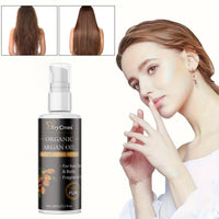 TryOnes Argan Hair Oil Unfiltered & Natural Anti-Aging Moisturizer 100% Pure Argan Oil for Hair, Face & Body