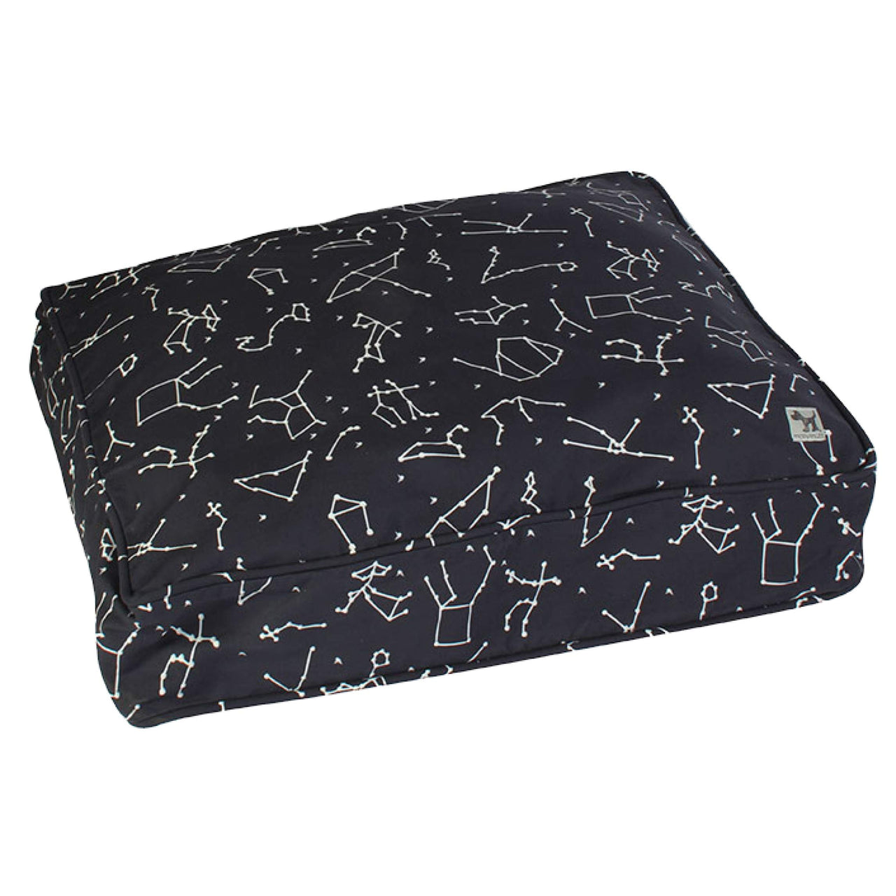 Molly Mutt Medium to Large Dog Bed Cover - Rocketman Print - Measures 27x36x5 - 100% Cotton - Durable - Breathable - Sustainable - Machine Washable Dog Bed Cover